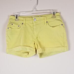 Vineyard Vines Yellow Denim Shorts 00
